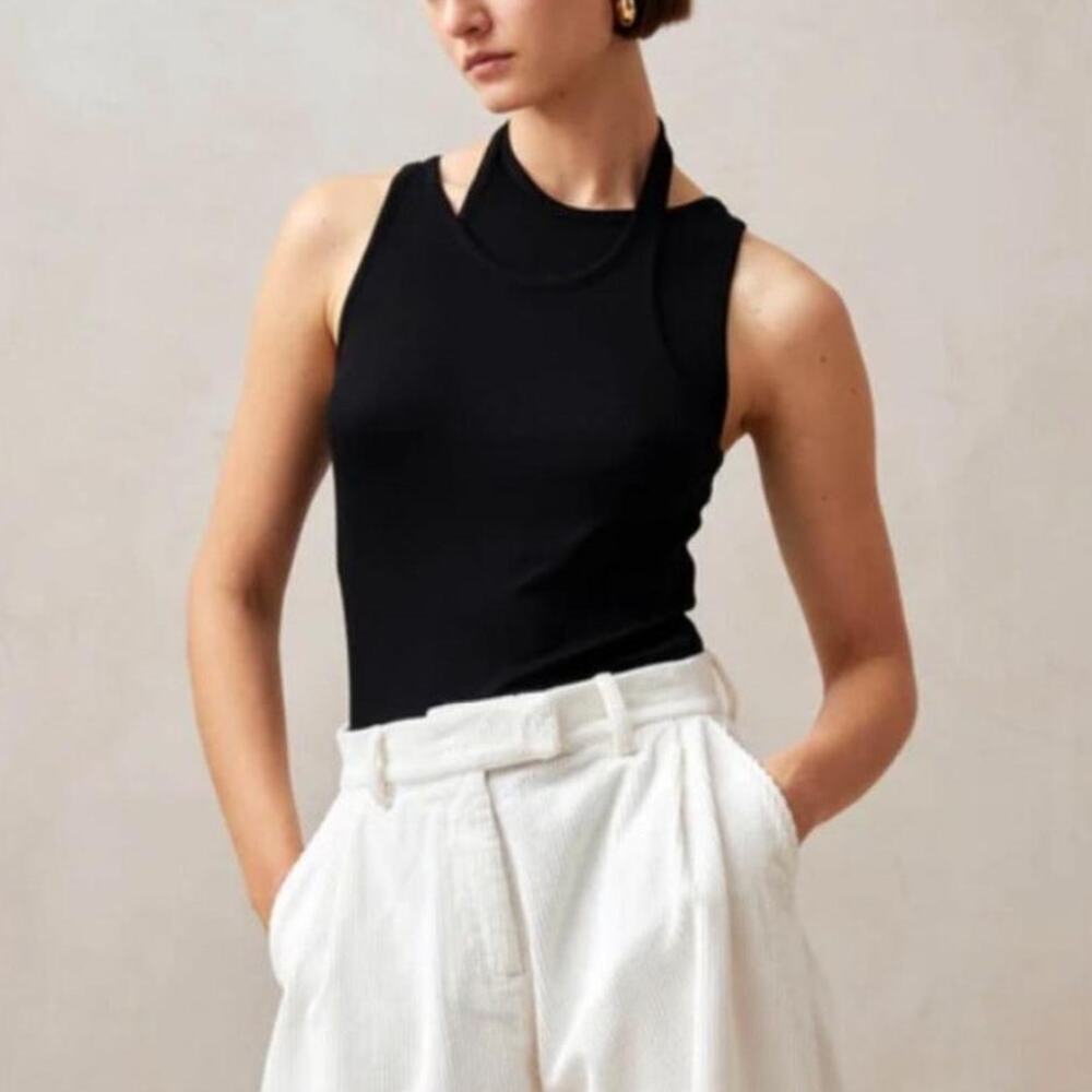 The Frankie Shop Double Layer Asymmetric Tank Top - Size S